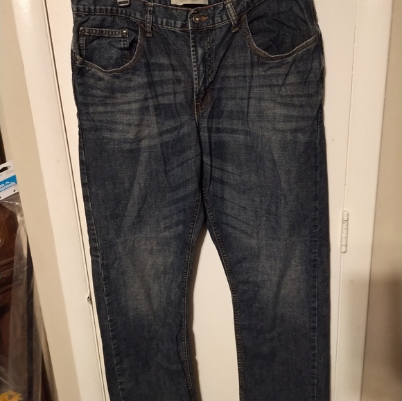 Wrangler Slim Straight Jeans Sz 36/30 - Picture 3 of 10